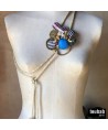MODULABLE cordita bleu turquoise