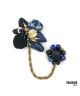 BROCHE TANDEM fleur